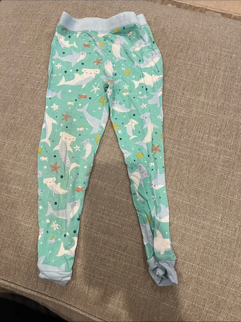 Little Sleepies Mint Shark & Sea Life Pajama Set